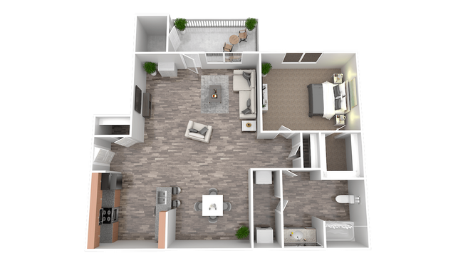 Floorplan - Preston Run Apartments