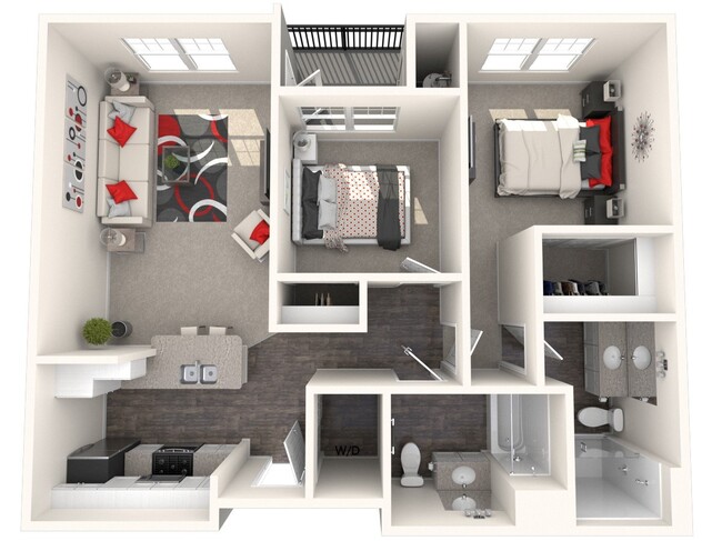 Floorplan - 55+ FountainGlen Pasadena