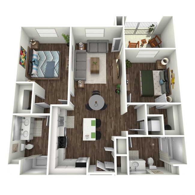 Floorplan - Los Alamitos Luxury Apartments