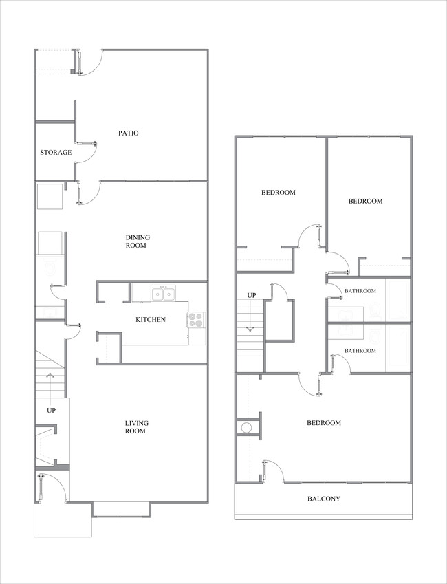 Floorplan - Carrington Townhomes