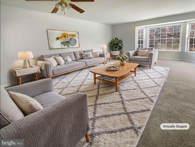 Living Room (Virtually Staged) - 2541 Markham Ln