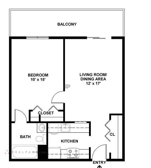 Floorplan - John Sale Manor - Elderly 62 & up