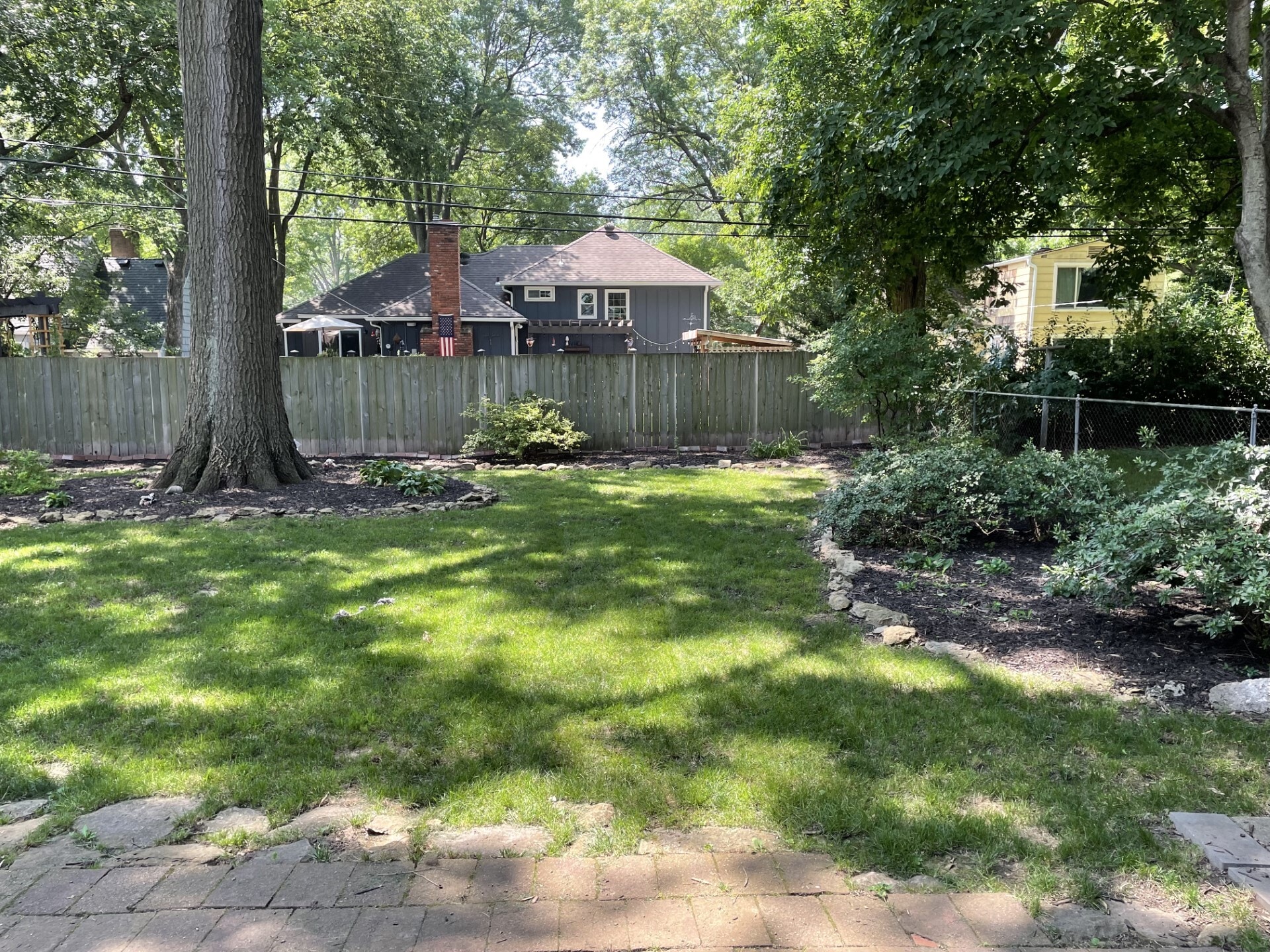 Back yard - 4001 W 67th St