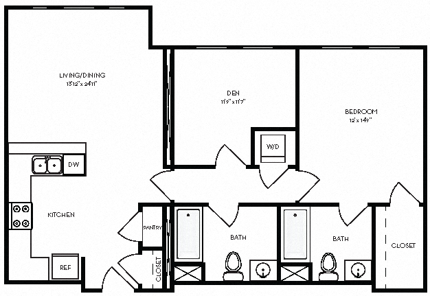 Floorplan - Villas on the Boulevard