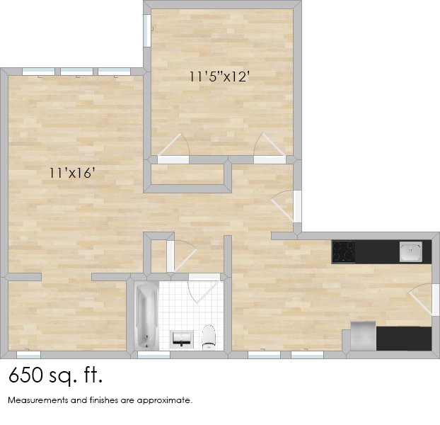 Floorplan - 8-12 Van Buren St. and 336-350 S. Austin B...