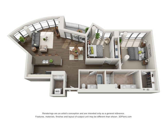 Floorplan - The Madison at Racine