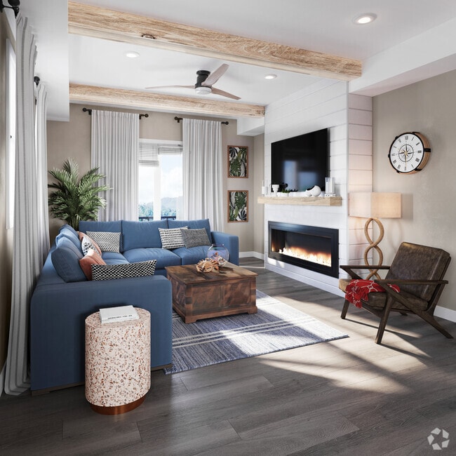 Living Room | Seaside Village - Seaside Village Apartments