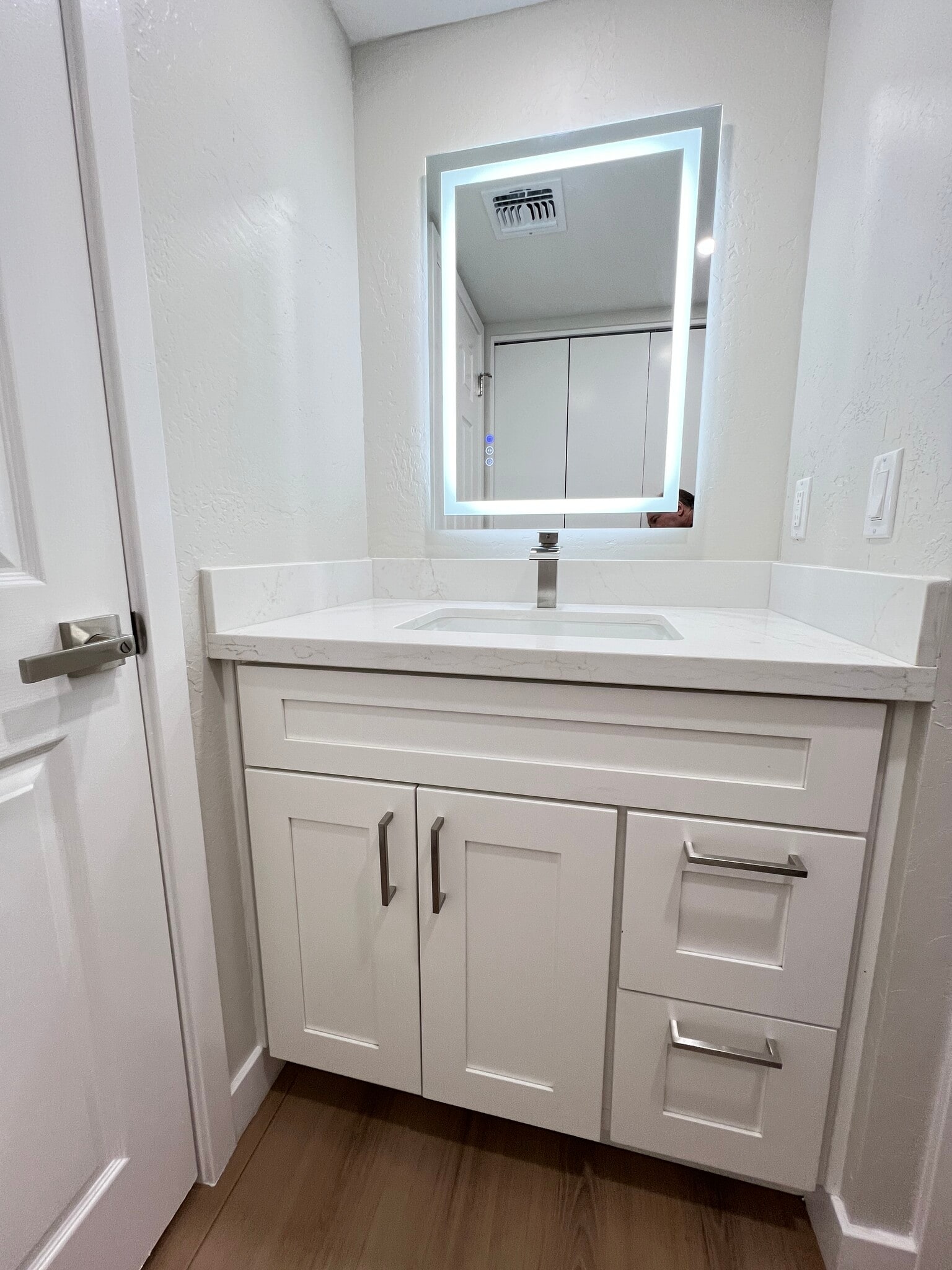 2nd Bathroom with lit mirror and e everything new - 2935 N 68th St