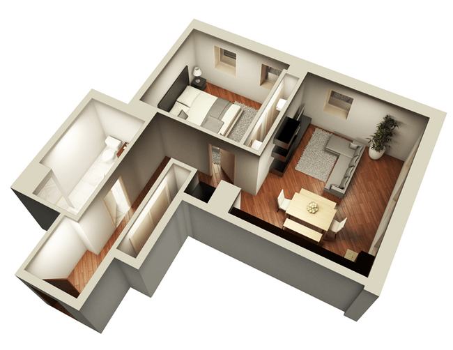 Floorplan - Somerset Place Apartments