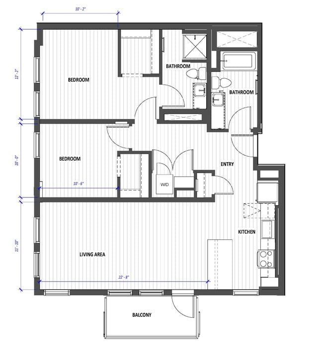Floorplan - Hyas Point Apartments