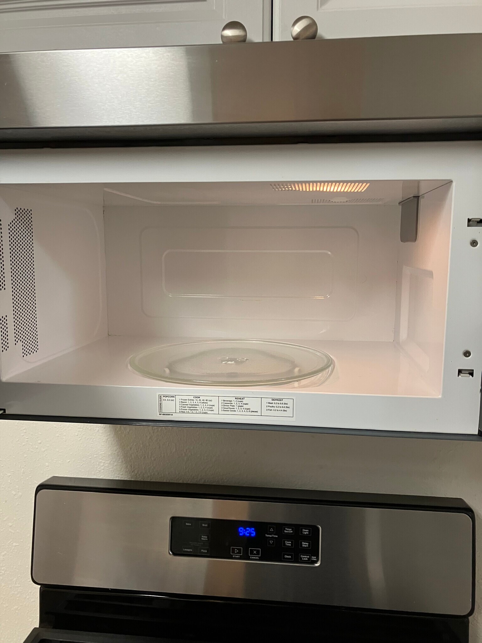 Inside microwave - 808 La Veta Dr NE