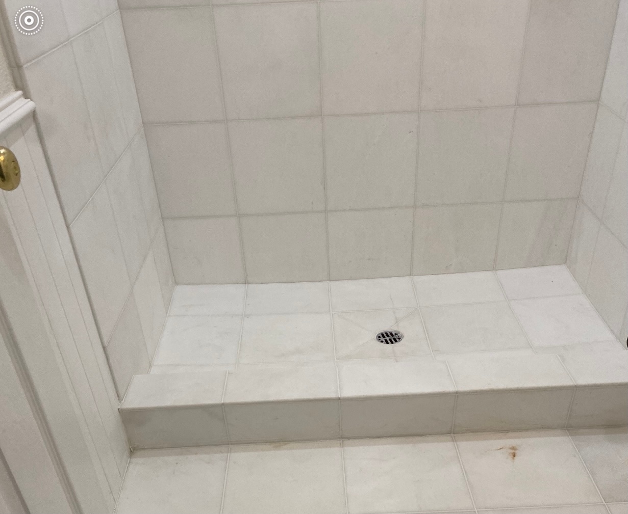 Upstairs tile and shower. - 1845 Anaheim Ave