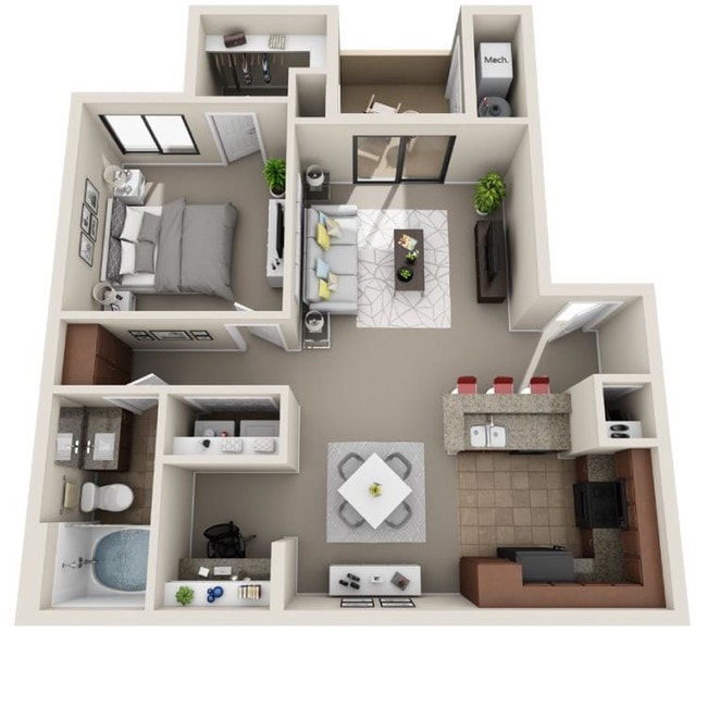 Floorplan - Colton Apartments