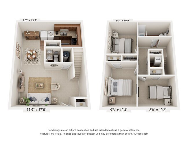 Floorplan - The Landing Townhomes