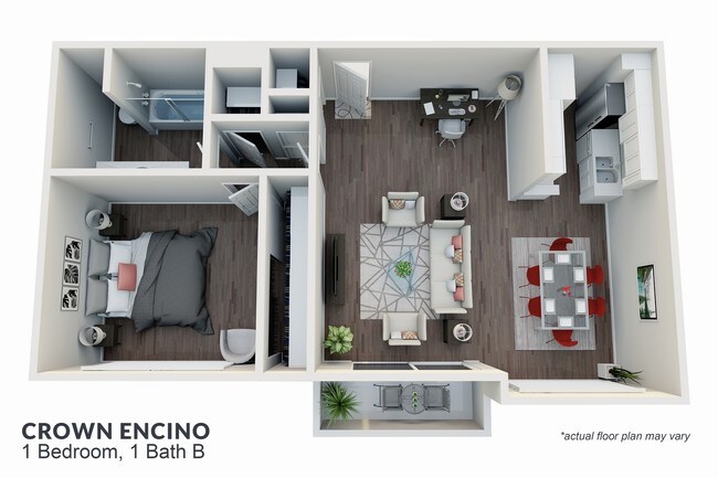 Floorplan - Crown Encino Apartment Homes
