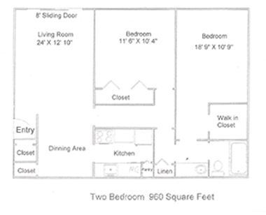 Floorplan - Greenbriar Hills Apartments