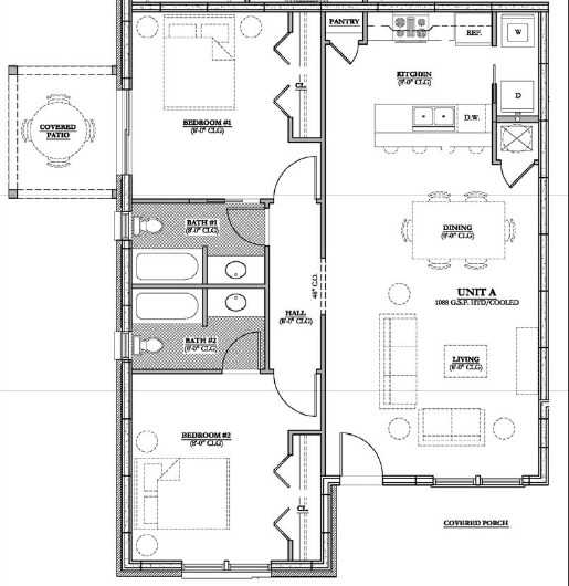 2BR/2BA - Lexington Woods Apartments