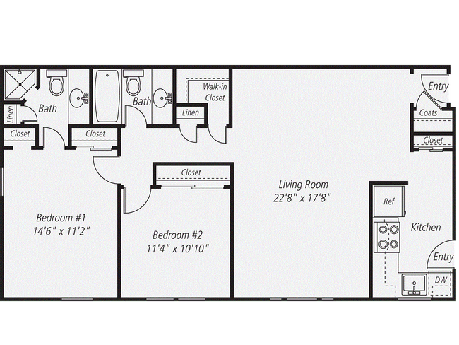 Floorplan - Captain Parker Arms