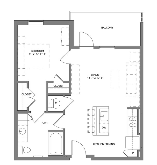 Floorplan - Northlake Senior (62+ Active Adult Living)