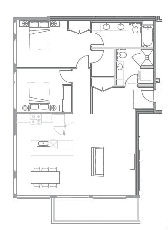 Floorplan - Uptown at Kirkland Urban
