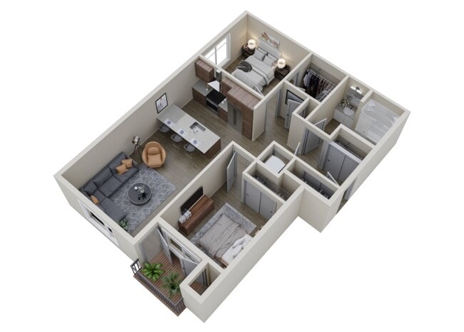 Floorplan - Markwood Apartments