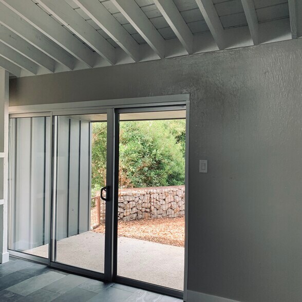 lookin onto patio & backyard - 23501 Ave La Caza
