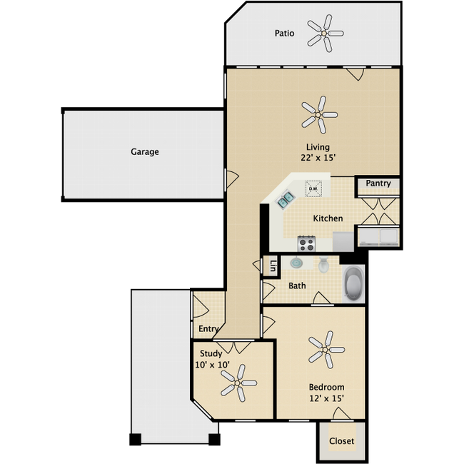 Floorplan - Legends at Legacy