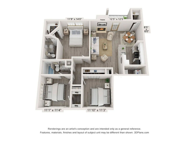 Floorplan - 1020 at Winter Springs