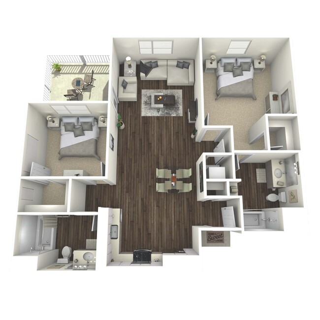 Floorplan - The Platform Urban Apartments