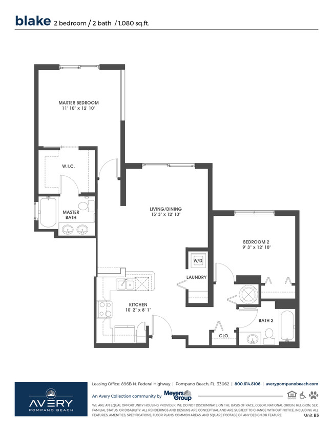 Floorplan - Saba Pompano Beach