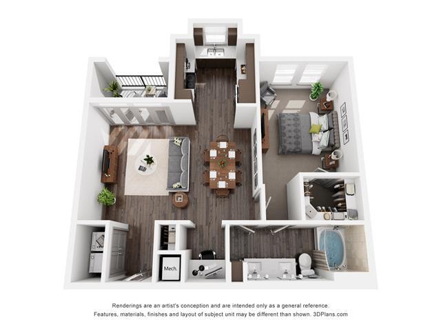 Floorplan - Creekside at Crabtree