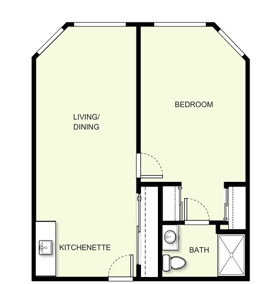 1BR/1BA - The Remington
