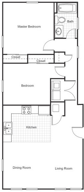 Floorplan - Faubourg Lafitte