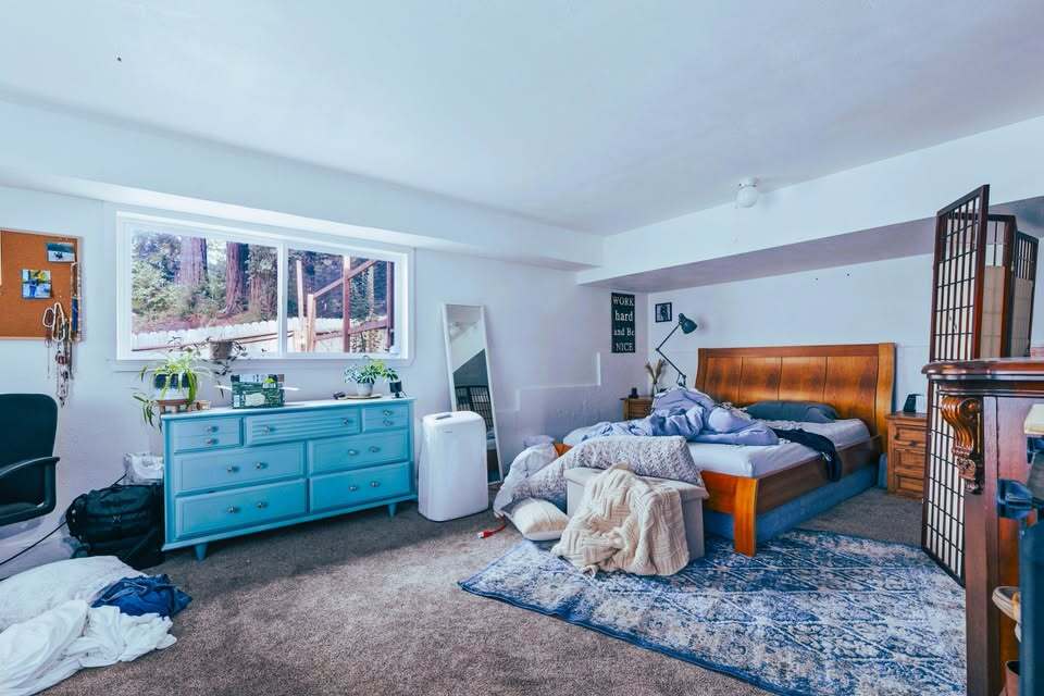 Bedroom with big windows & large closet space - 244 McKee Rd