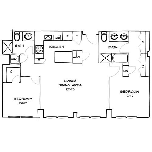 with Breakfast Bar - One Canal
