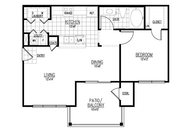 Floorplan - Maple Knoll Apartments