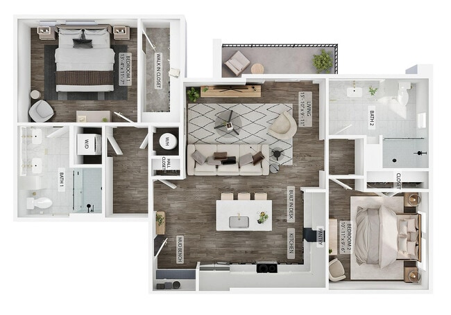 2BR/2BA - B4 - The Mercury