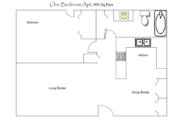 1BR/1BA - Cedar Village I & II