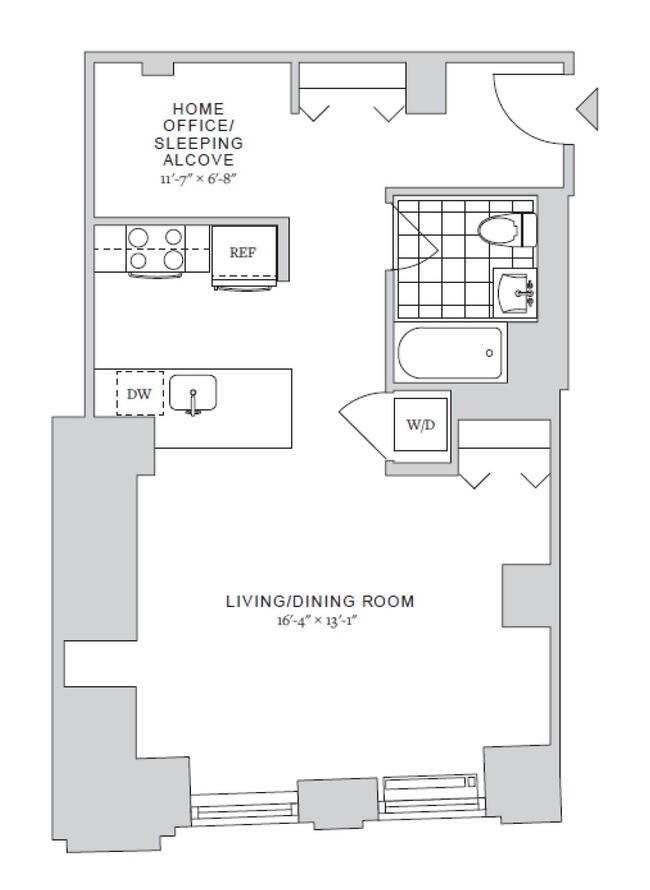 Floorplan - 70 Pine Apartments