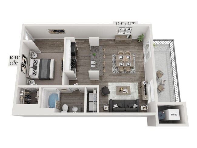 Floorplan - City Gate Apartment Homes