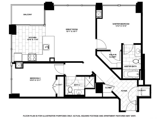 Floor plan - 316 W Erie St