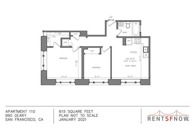 Floorplan - 990 Geary