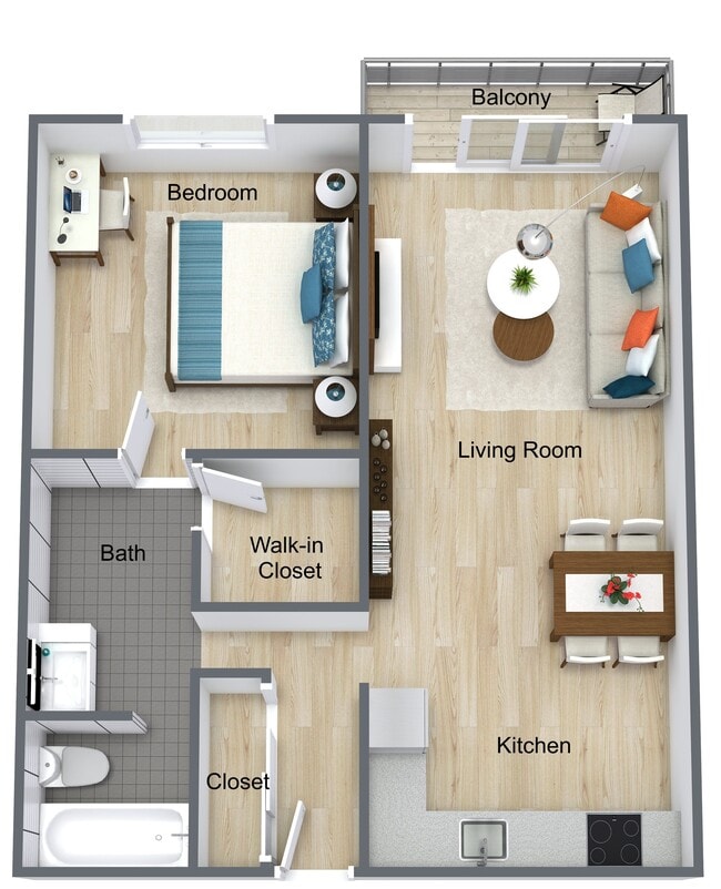 Floorplan - The Fairway Apartments