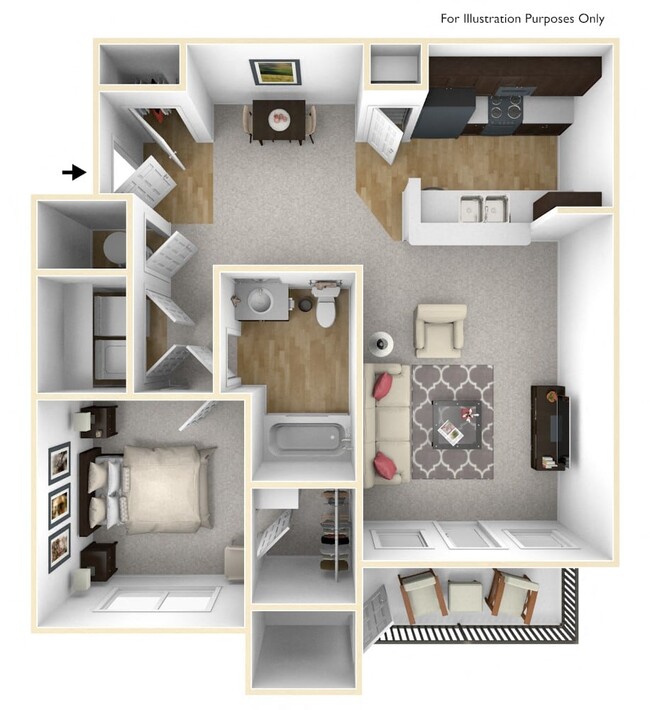 Floorplan - Mosaic Apartments