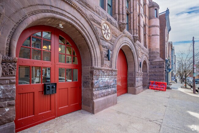 Entrance - The Firehouse Apartments