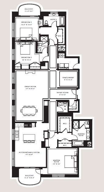 Floorplan - Ten East Delaware