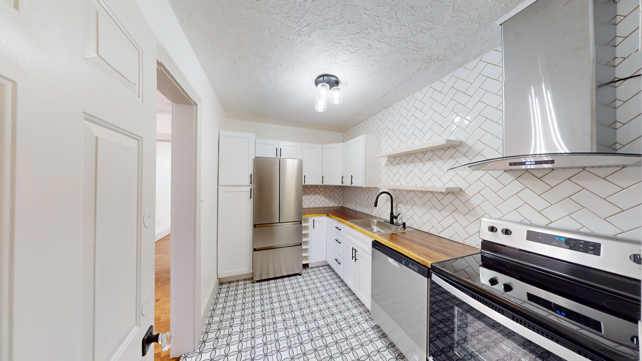New Kitchen with Pantry and wine rack. - 1004 Belmont Ave