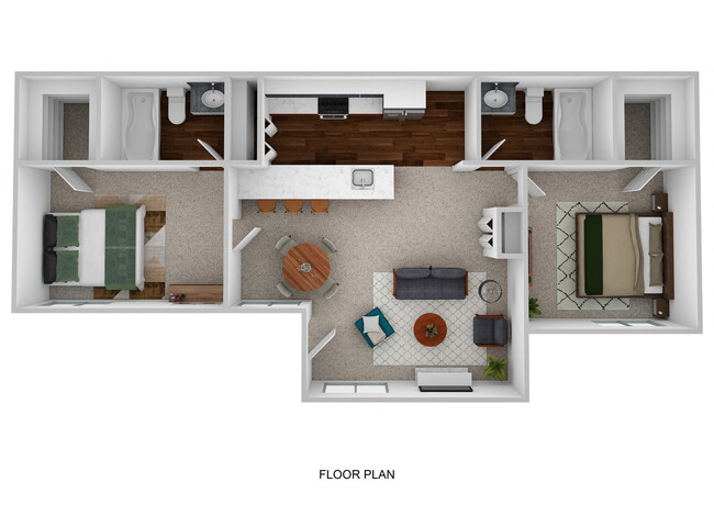 Floorplan - Harwell Apartments