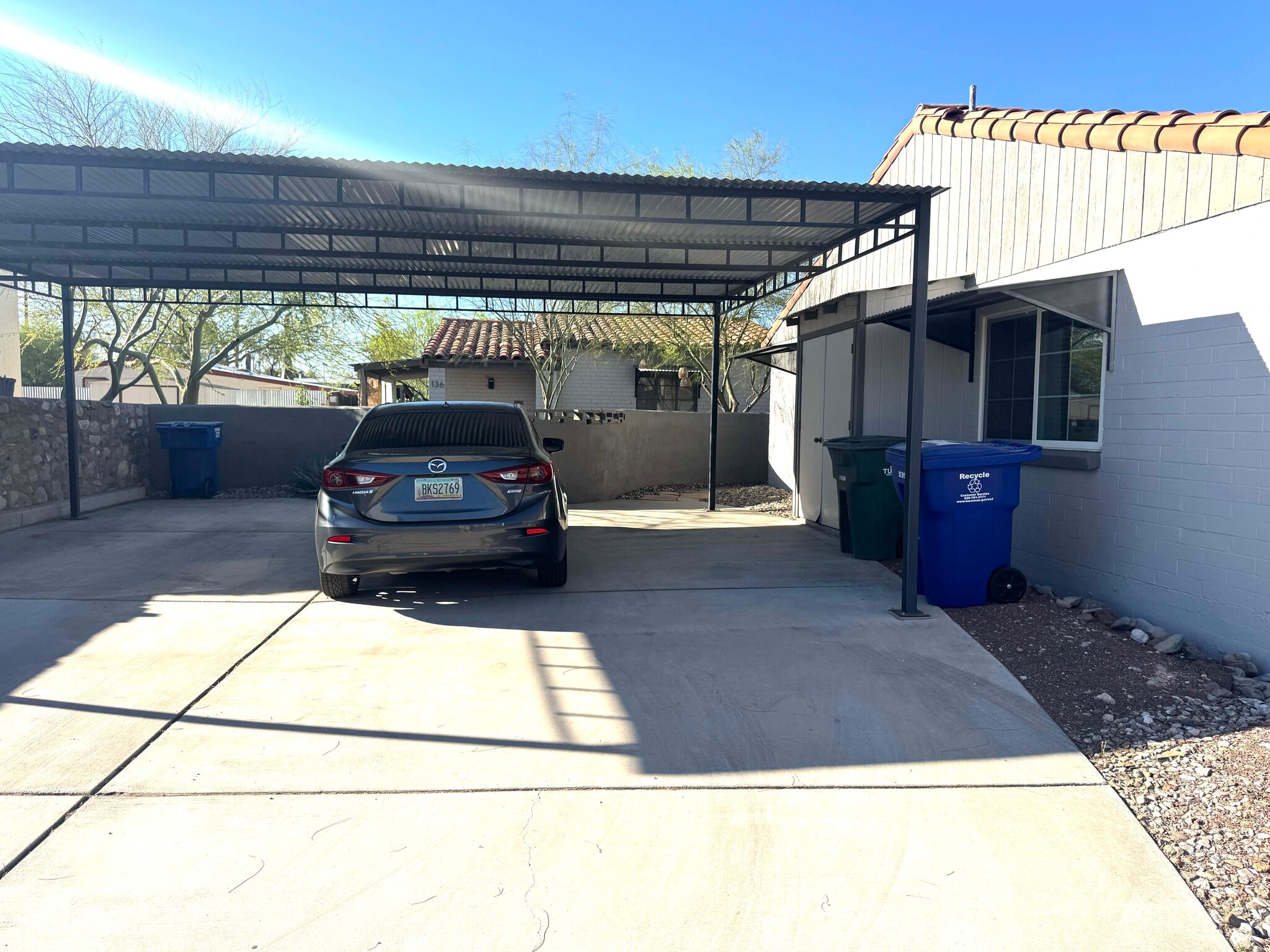 Covered Parking Area - 198 N Santa Rita Ave