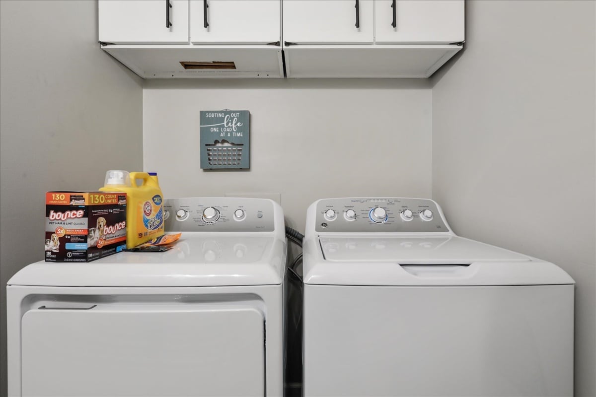 2nd Bathroom - Off Kitchen - Half Bath with Laundry - 1001 N Coler Ave